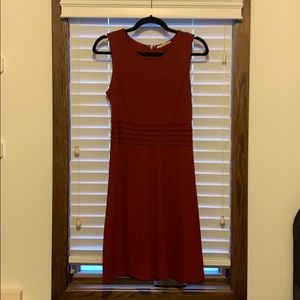 Burgundy Sleeveless Dress